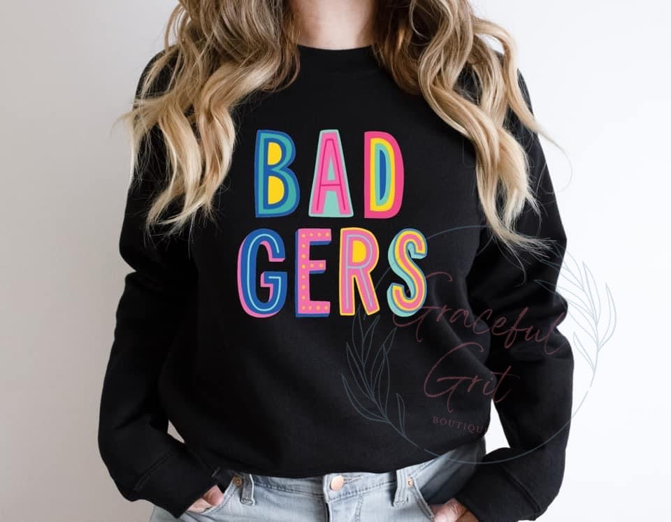 Colorful Badgers Sweatshirt