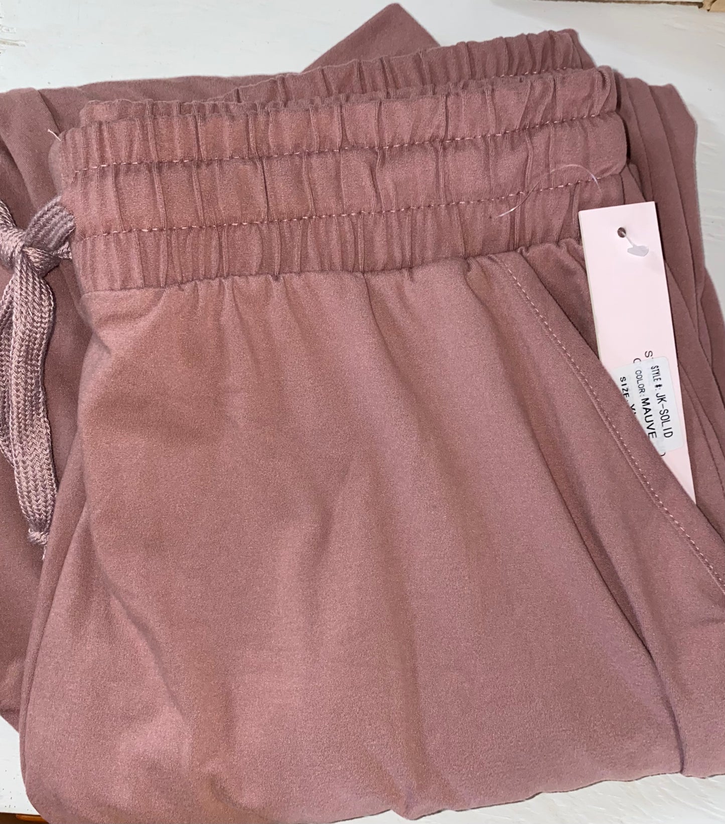 Mauve Butter Soft Joggers